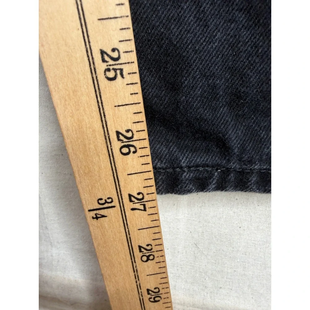 Levi's 501 Men's 90's Button Fly Jeans size 33X30 Black